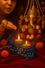 Royal Peacock Diya Holders| set of 4