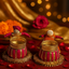 Heritage Couple diya's | Pair of 2+2 | Total 4