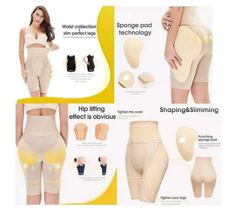 4-in-1 Shaper - Quick Slim Shaper for Tummy, Thighs, Hips, Back [COOL & BREATHABLE]