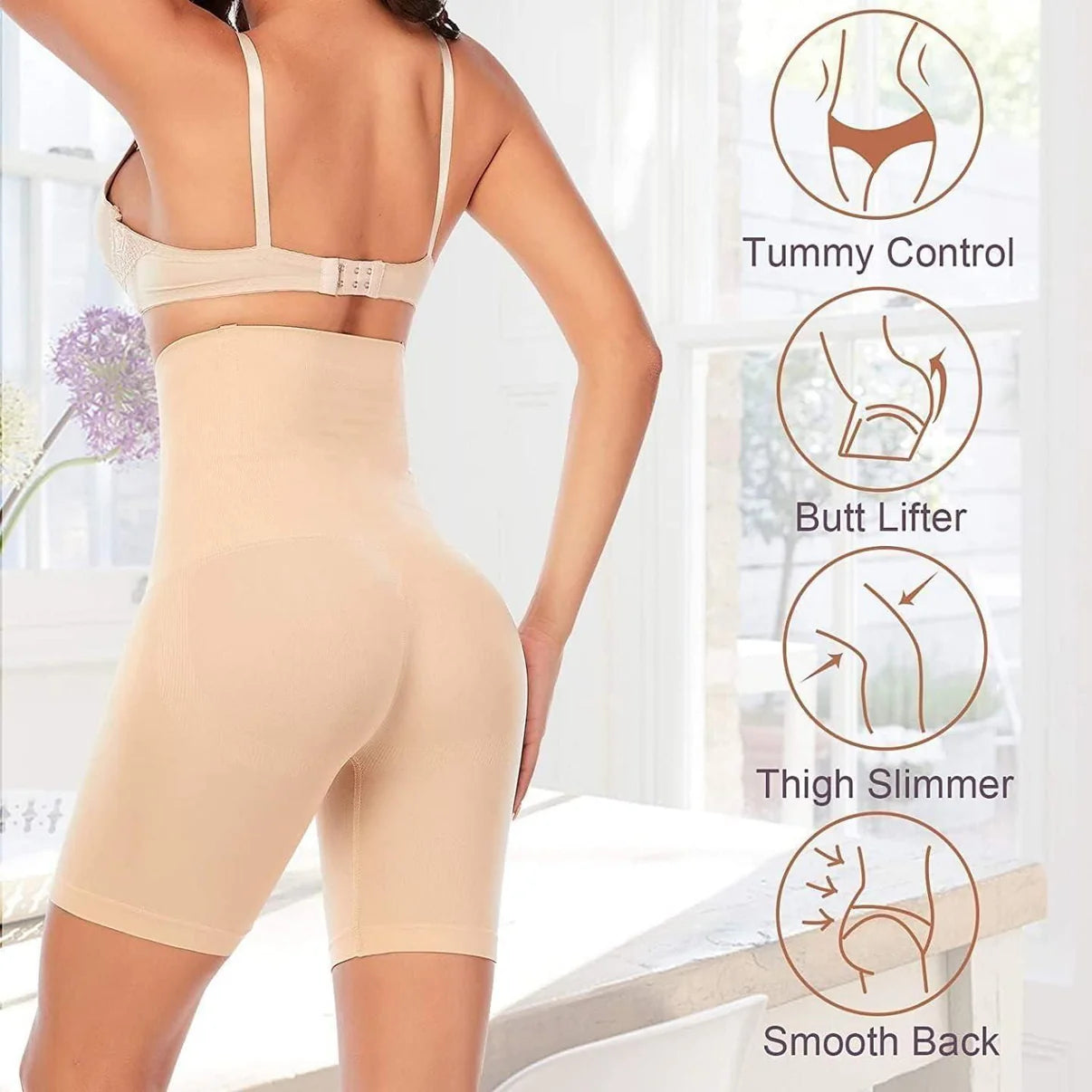 4-in-1 Shaper - Quick Slim Shaper for Tummy, Thighs, Hips, Back [COOL & BREATHABLE]